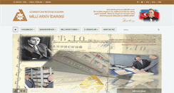 Desktop Screenshot of milliarxiv.gov.az